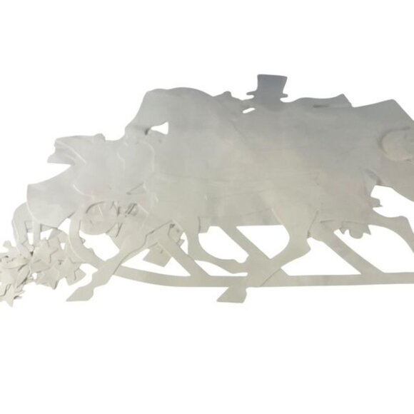 Vintage Stik-ees Reusable Christmas Carolers Decorations - Picture 4 of 4